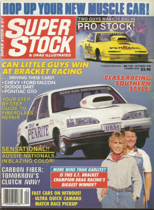 SUPER STOCK 1988 SEPT - MITCHELL, WOODHAM, GTA GRUNT, ECKMAN, HORTON